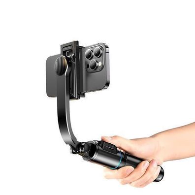 Selfie-Stick 4-in-1, faltbares Stativ mit Fernbedienung, 110 cm - Schwarz