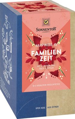 Sonnentor Familienzeit Tee Happiness is®, Doppelkammerbeutel 27g