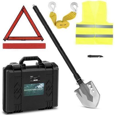 Sicherheitsset, Ausrüstung, Schaufel fürs Autocamping, 11 Funktionen