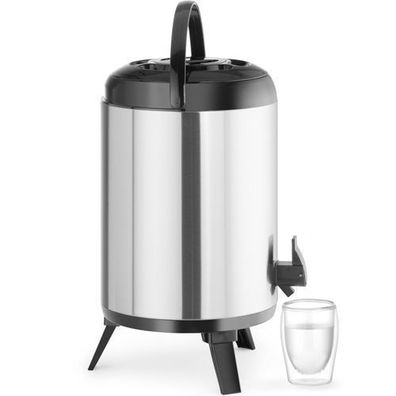 Thermos-Catering-Thermosbehälter mit Zapfhahn für heißes und kaltes Wasser, 10 l