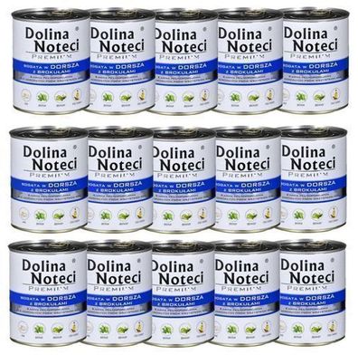 Dolina Noteci Kabeljau Hundefutter 15x800g