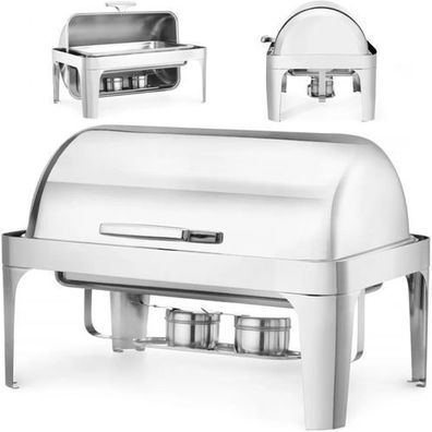 RollTop GN1/1 65mm Stahl-Speisenwärmer für Pasten - Hendi 470305