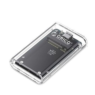 TC10-MS MSATA USB-C 5Gb/s Festplattengehäuse - transparent