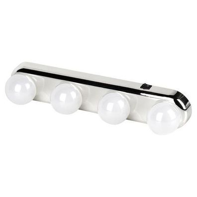 Spiegelleuchten mit 4 LEDs und Saugnäpfen, 30,5 cm