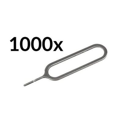 Schlüsselnadel zum Entfernen der SIM-Karte von iPhone und iPad - Set mit 1000 Stück