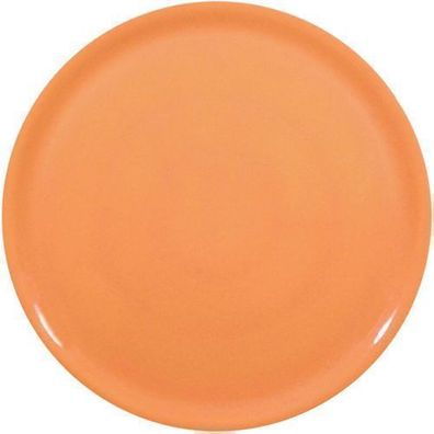Pizzateller aus Spezialporzellan, orange, Durchmesser 31 cm - 6er-Set