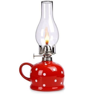 Keramische Öllampe TECKA 530 ml, 28,5 cm