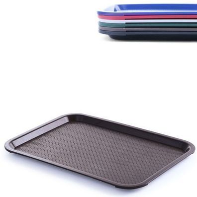 Polypropylen-Fast-Food-Schale 35 x 45 cm - Braun