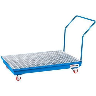 Mobile Abtropfschale für 2 Fässer 200l PRO-LINE 1210x810x981mm