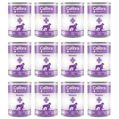 Nassfutter Calibra VD für Hunde und Katzen zur Genesung, 12 x 400 g