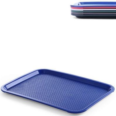 Polypropylen-Tablett für Fast Food, 30,5 x 41,5 cm - Blau