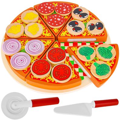 Schneidepizza Kinderküchenzubehör Rollenspielset