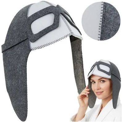 Saunahut Kopfschutz Wellnessmütze