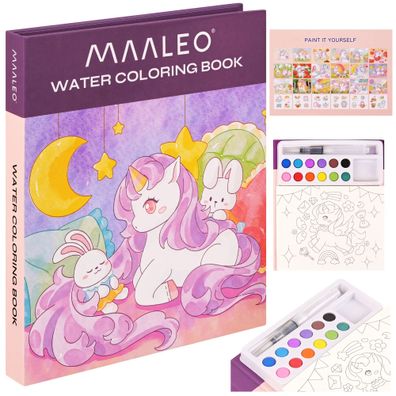 Wassermalbuch Aquarellmalset Kreativset