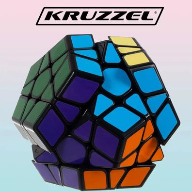 Zauberwürfel Dodekaeder Kruzzel 19886 Logikspiel ABS mehrfarbig 7,5 x 9 x 8 cm