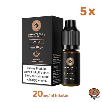 Montreal Original Castle * 20mg/ml* Nikotinsalz, 5x 10ml Liquid