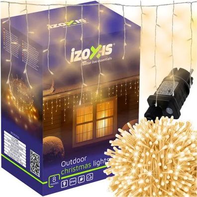 Eiszapfenlichterkette Weihnachtsbeleuchtung Außenlichterkette