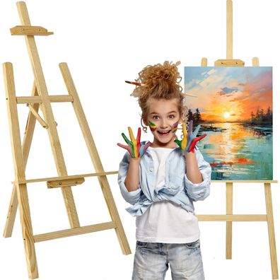 Malstaffelei Maaleo 22621 Holz höhenverstellbar klappbar 139 x 82 x 57 cm
