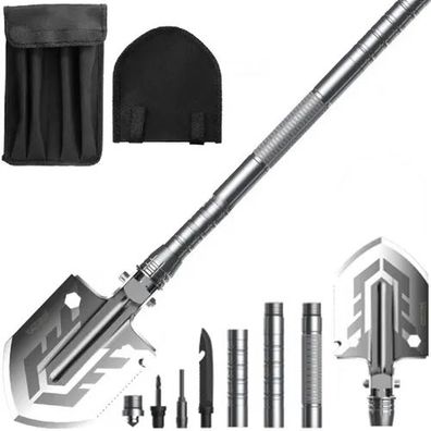 Klappschaufel Trizand 22640 16in1 Multitool 37-67 cm mit 2 Nylontaschen