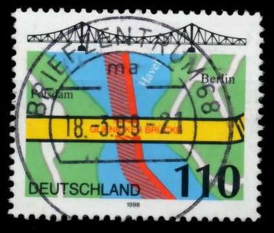 BRD 1998 Nr 1967 zentrisch gestempelt X6C542A