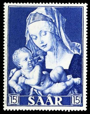 Saarland 1954 Nr 353 postfrisch S3EA69A