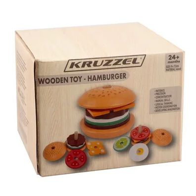Holzburger Stapelspiel Kruzzel 22673 mit 10 Bestellkarten ab 24 Monaten