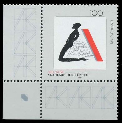 BRD 1996 Nr 1866 postfrisch ECKE-ULI S7991BE