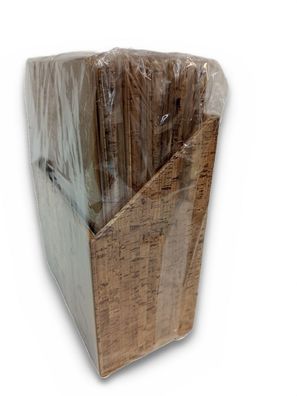 Securit Menükarten Box Design Korkoptik A4 10 Speisekarten mit Einlage