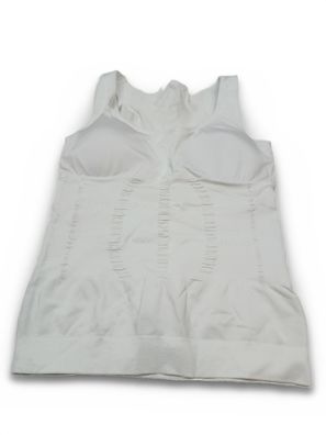 Curveless Tanktop zur Haltungskorrektur Damen Gr. L Weiß Rückenstütze Push-Up