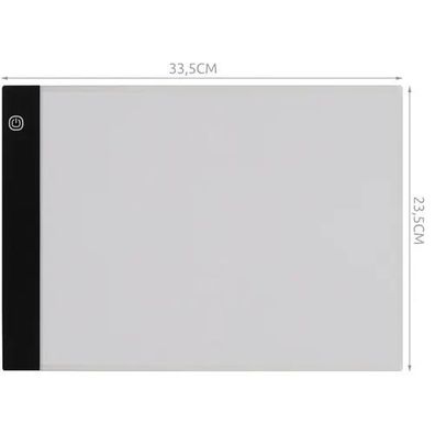 LED Leuchtplatte MAALEO A4 Zeichenbrett 3 Helligkeitsstufen USB 33,5 x 23,5 cm