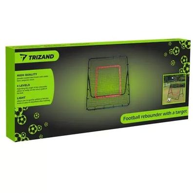 Fußball Rebounder Trizand 23610 Rückprallwand 100x100x72 cm mit Zielband