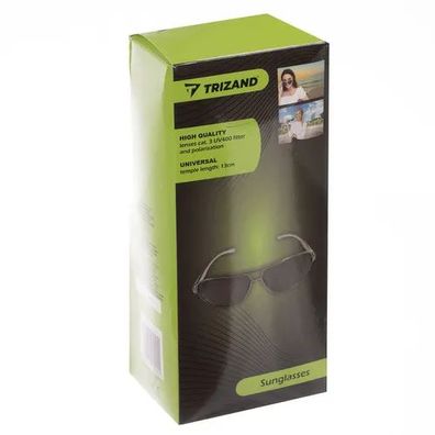 Sonnenbrille Trizand 23633 Pilotenbrille polarisiert UV400 mit Etui und Tuch
