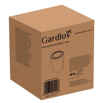 Zaunband Gardlov PVC 19 cm x 35 m 450 g/m2 grün inkl. 25 Clips