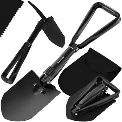 Klappschaufel Trizand 23830 3-in-1 mit Säge und Spitzhacke inkl. Tasche