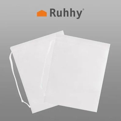 Teefilterbeutel Ruhhy 23841, 100 Stück, 10 x 8 cm, mit Kordelzug