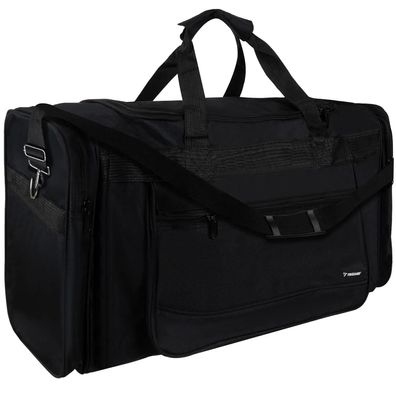 Reisetasche Trizand 24256 Sporttasche 70 L schwarz 70x32x29 cm