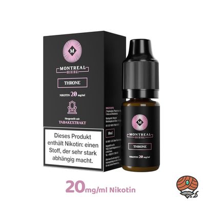 Montreal Original Throne * 20mg/ml* Nikotinsalz, 10ml Liquid
