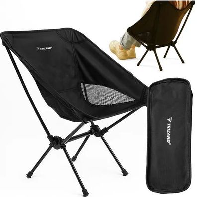 Campingstuhl Trizand 25074 klappbar, 120 kg belastbar, mit Transporttasche