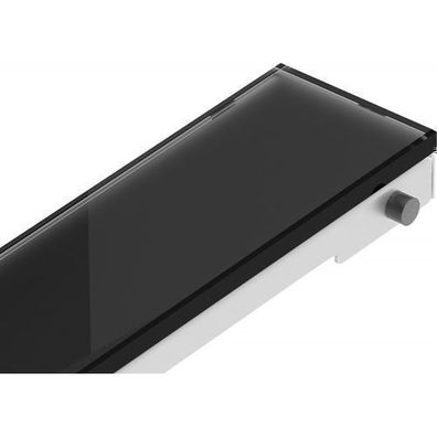 Mexen MGB Abdeckung für lineare Duschabläufe 80 cm, Schwarzes Glas - 1026080