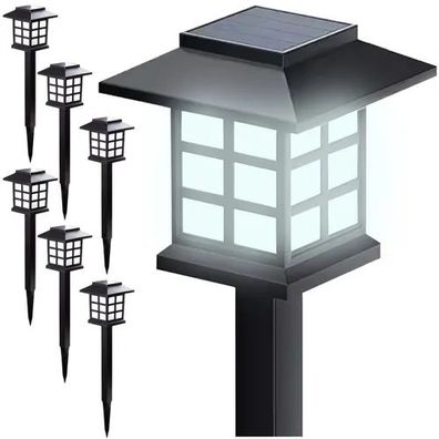 Solarleuchte Garten Gardlov 25421 6er Set LED Erdspieß IP44 kaltweiß