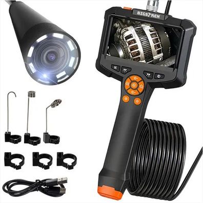 Endoskop Inspektionskamera Bigstren 25520 mit 5 m Kabel und 4,2 Zoll Display