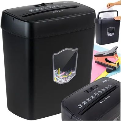 Aktenvernichter IZOXIS 25663 P-4 Querschnitt 12,5 L Auffangbehälter schwarz