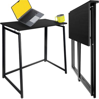 Klappschreibtisch Ruhhy 26117 schwarz 80x75x40 cm MDF Metallrahmen