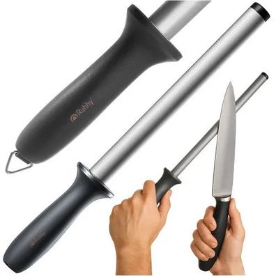 Messerschärfer Ruhhy Musak 26153 Diamant Wetzstahl 30 cm Schleiflänge