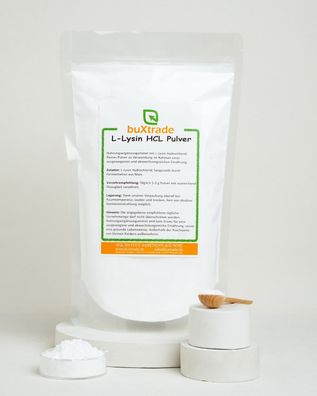 L-Lysin HCL 100% reines Pulver 1 kg