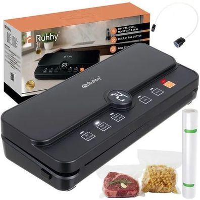 Vakuumierer Ruhhy 24620 Set 110 W mit Folienschneider 30 cm Beutelbreite