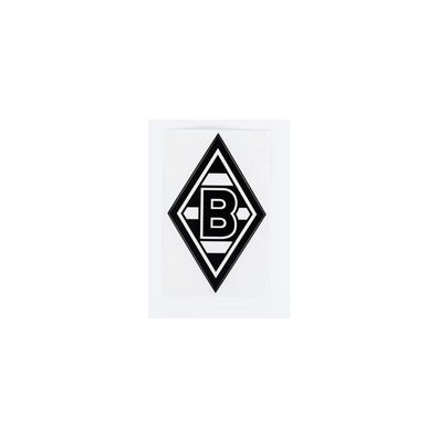 Borussia Mönchengladbach Aufkleber M´Gladbach Edelaufkleber Raute Schwarz GR 2063