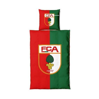 FC Augsburg Bettwäsche Gestreift 283