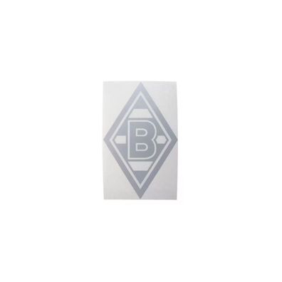 Borussia Mönchengladbach Aufkleber M´Gladbach Edelaufkleber Raute Silber KL 2053