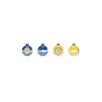 Eintracht Braunschweig Deko Weihnachtskugeln 4er-Set 2541